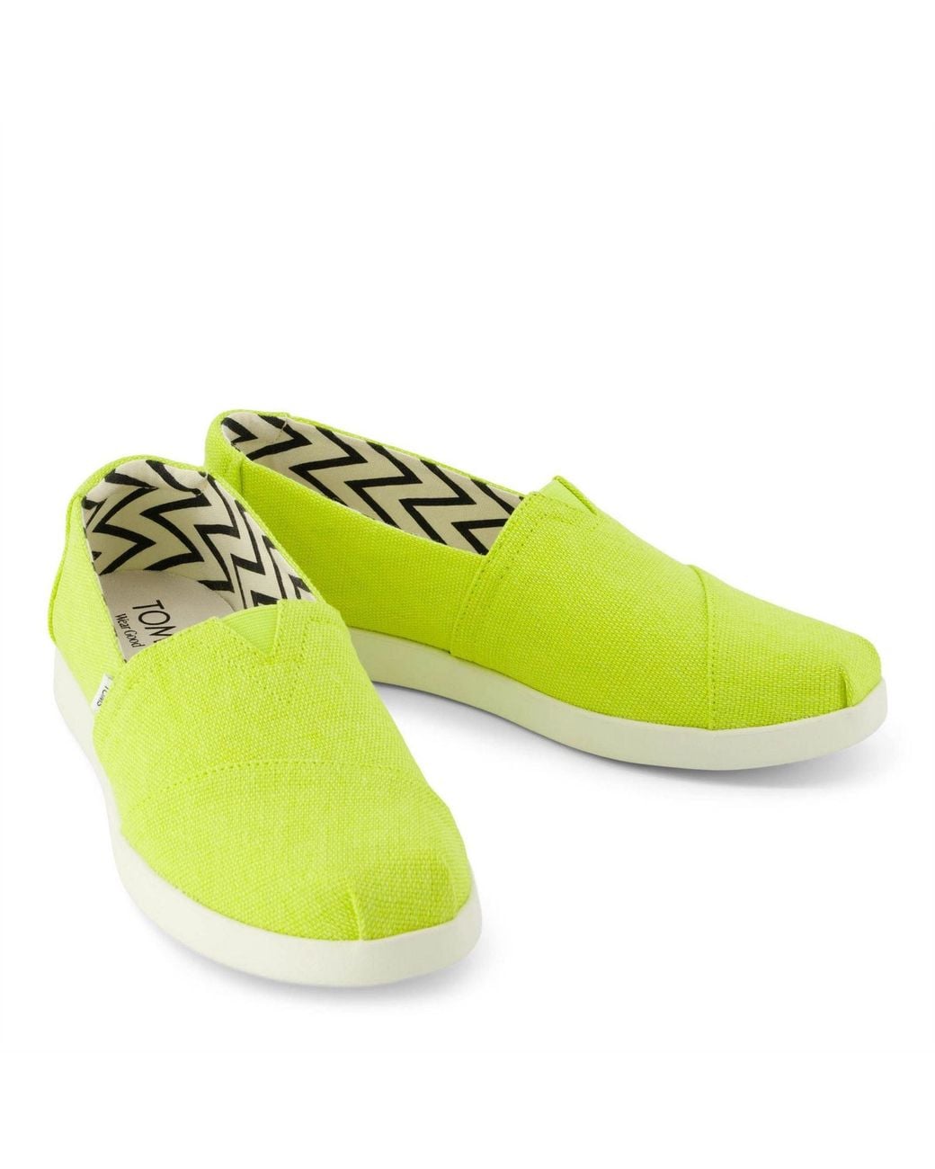 TOMS Green Alpargata Plus Capped Toe Espadrilles
