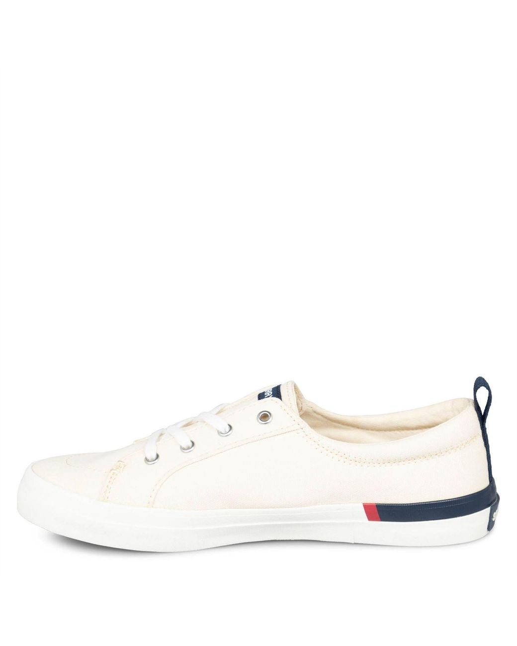 Sperry Top-Sider White Crest Vibe Lace-Up Flat Sneakers 2.5 (35.5)