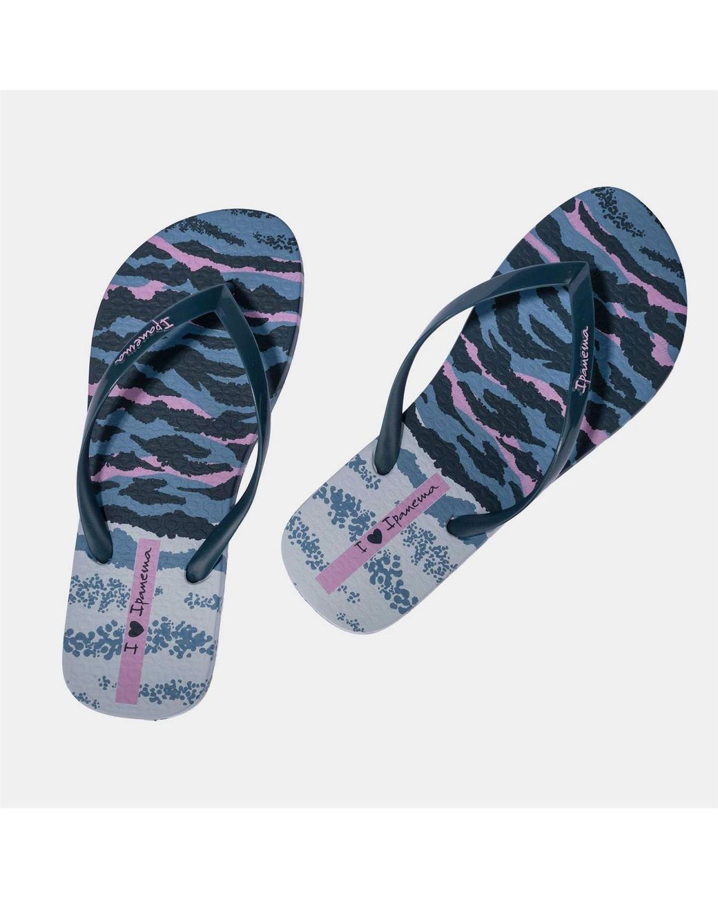 Ipanema Blue Print Vi Fem Flip Flops