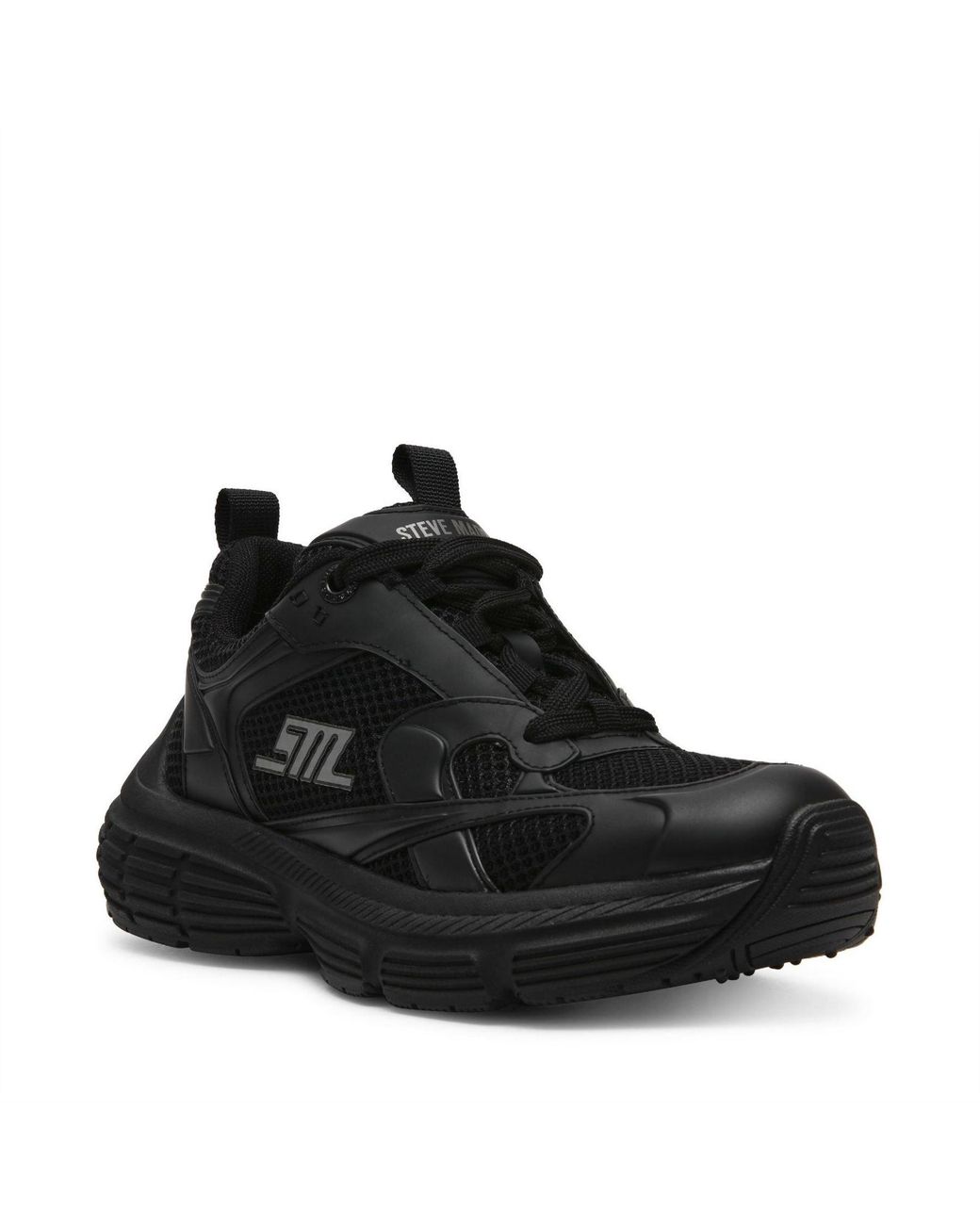 Steve Madden Black Power 1 Low-Top Trainers
