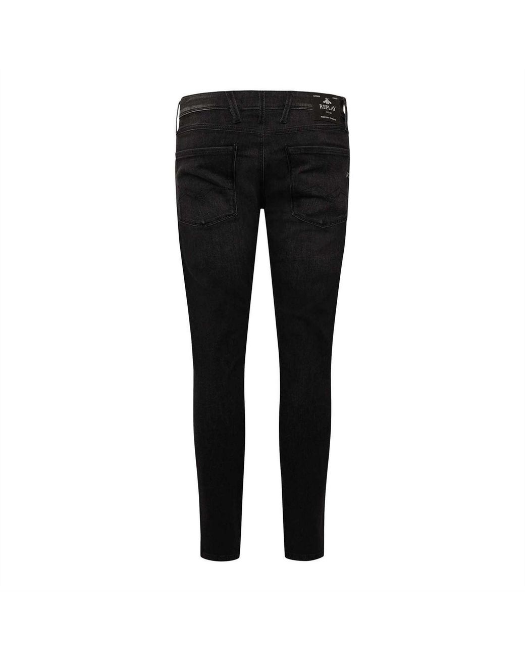 Replay Black Anbass Slim-Fit Jeans for men