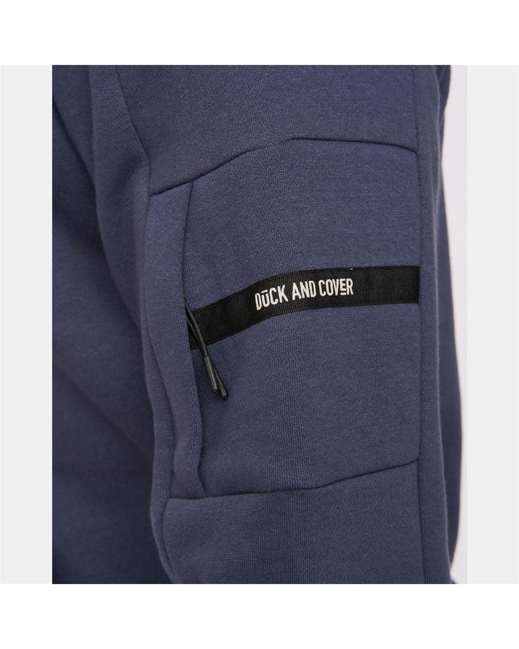 Duck and Cover Blue Randolph Hoody for men