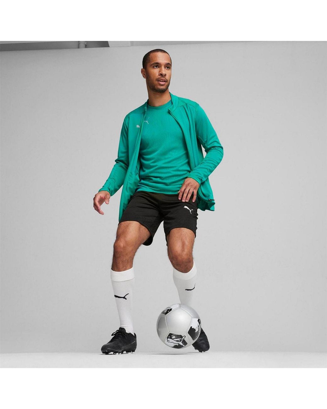 PUMA Green Training Jacket for men
