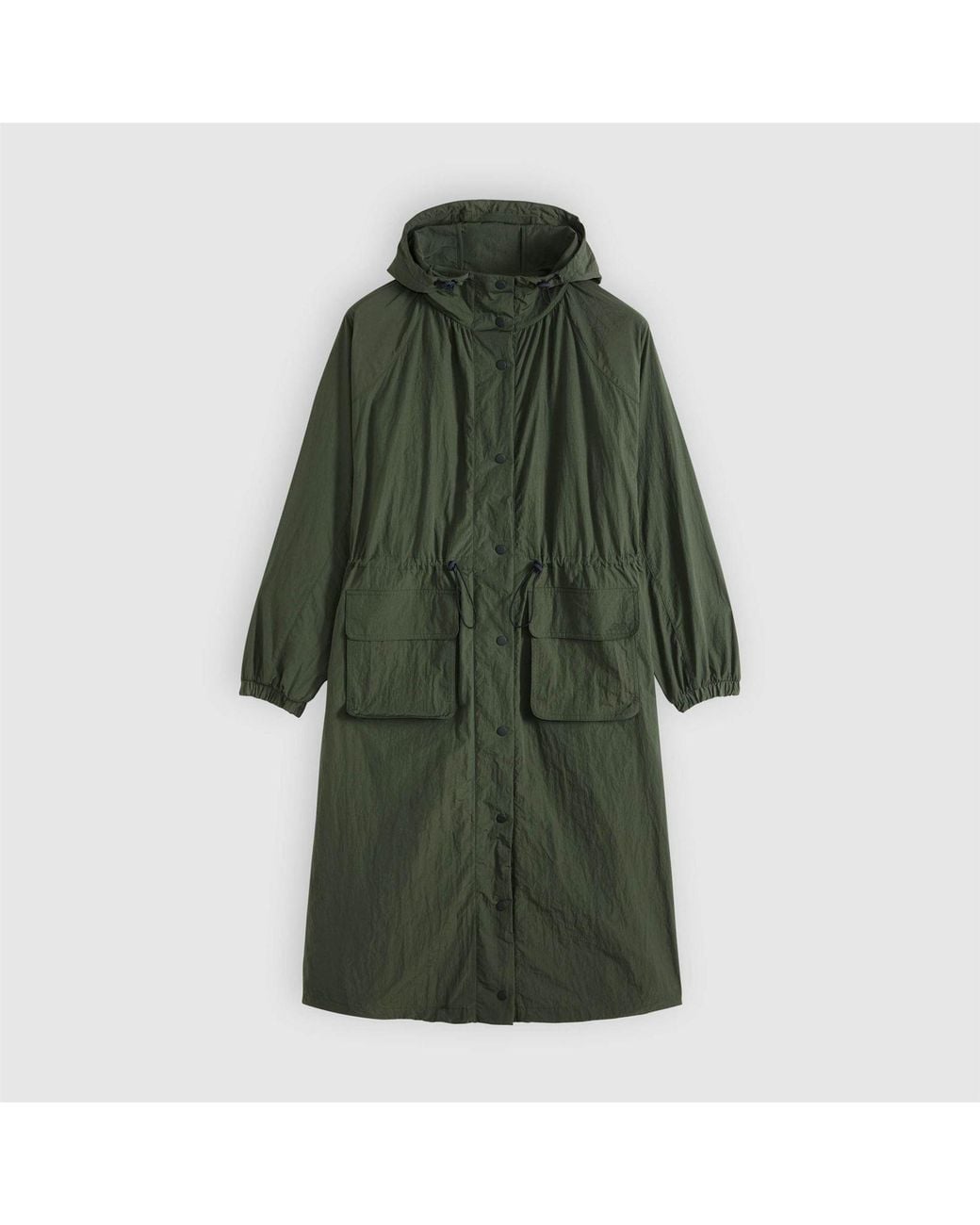 Levi's Green Simone Bubble Parka Long Deep 8 (Xs)