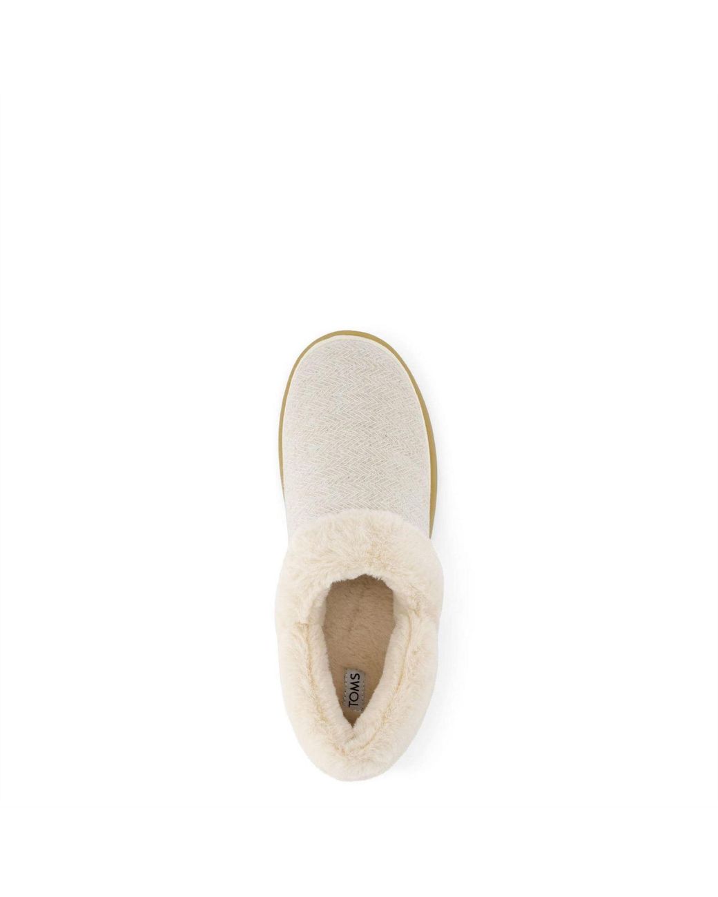 TOMS White Slippers