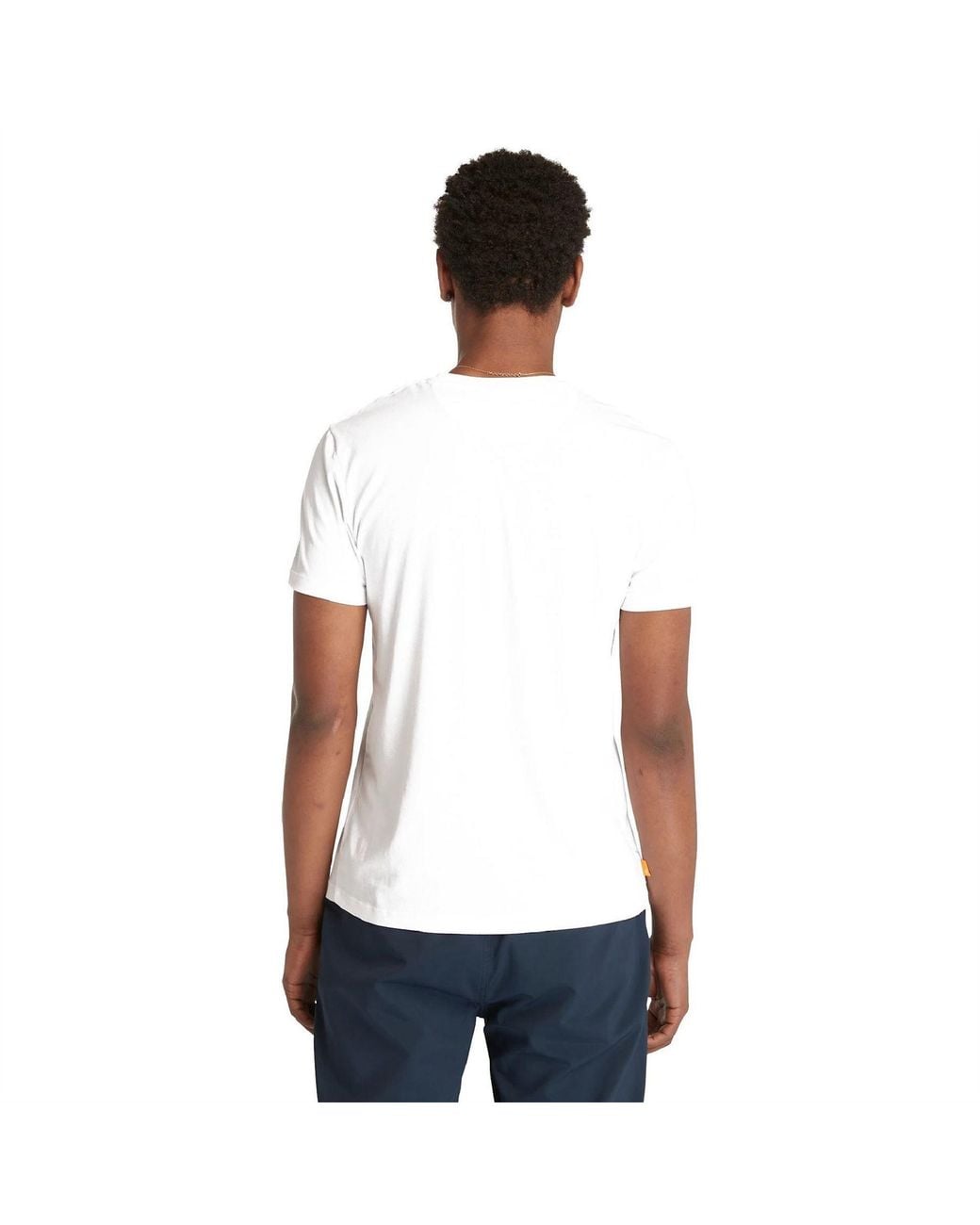Timberland White Dunstan River Chest Pocket Short Sl for men