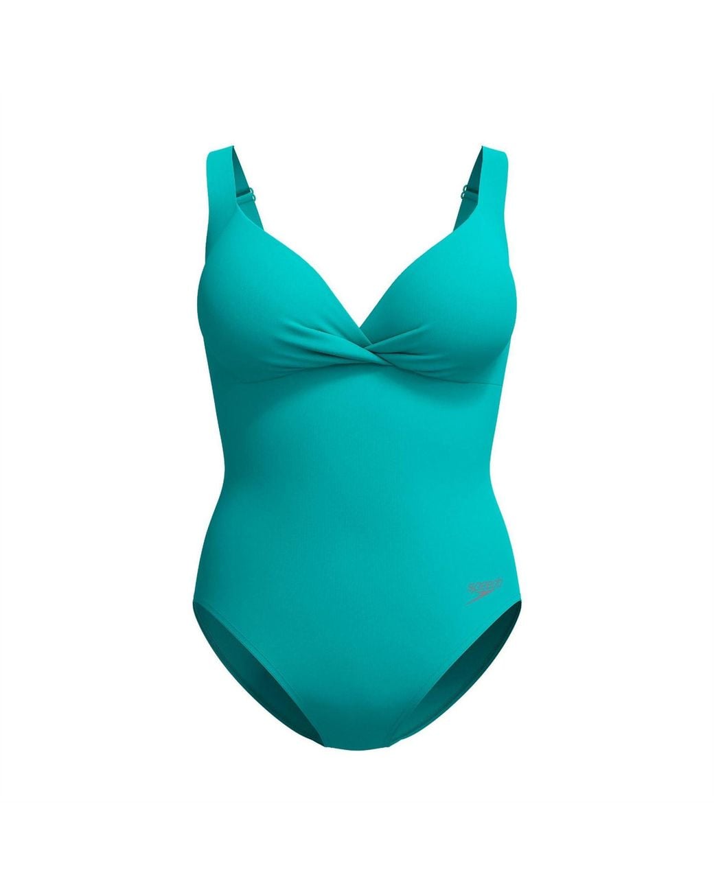 Speedo Blue Shaping Cross Knot Swimsuit 10 (S)