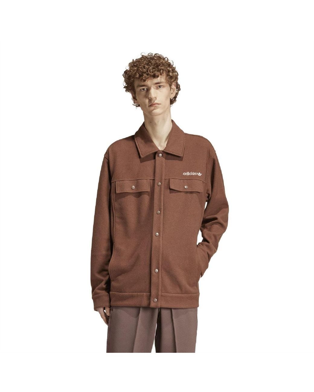 Adidas Originals Brown Overshirt for men