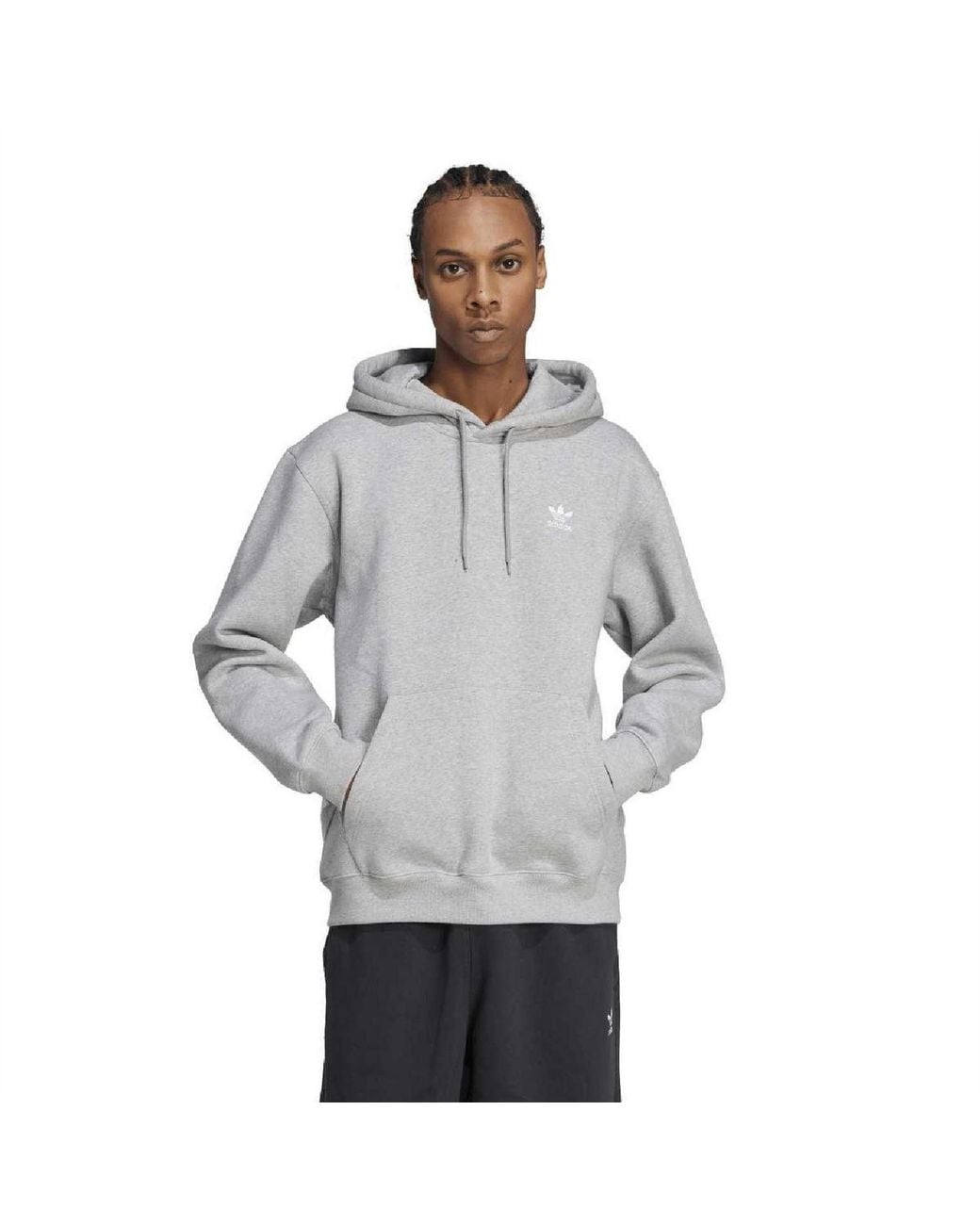 Adidas Originals Gray Trefoil Esnt for men