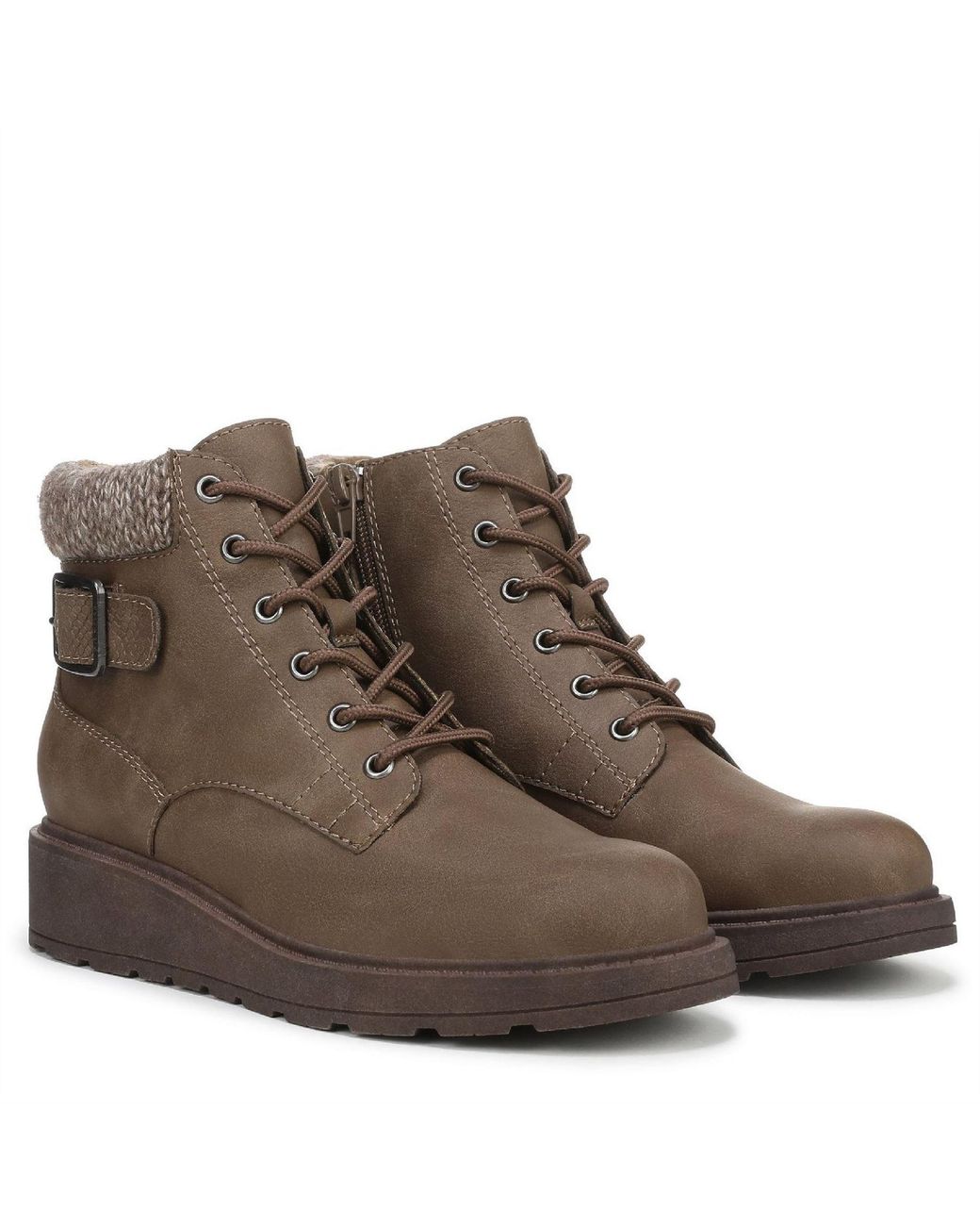 Blowfish Brown Kinsley Lace Up Wedge Walking Boots 4 (37)
