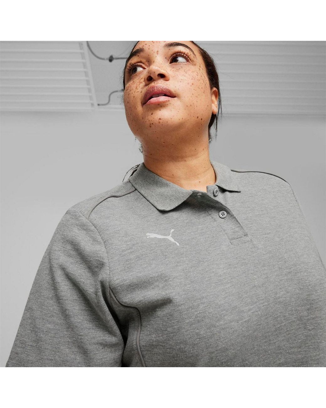 PUMA Gray Casuals Polo