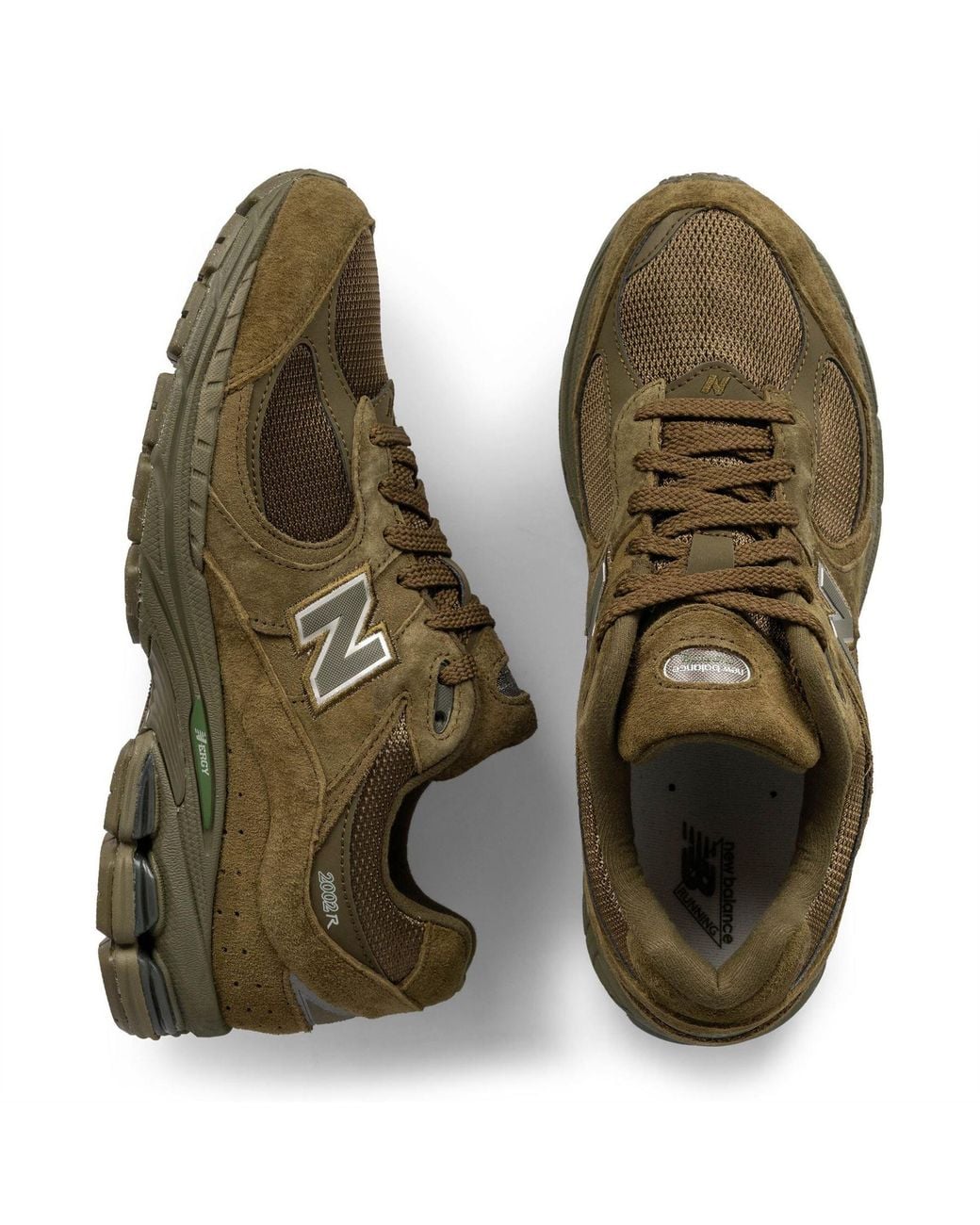 New Balance Green 2002R Trainers 5 (37.5)