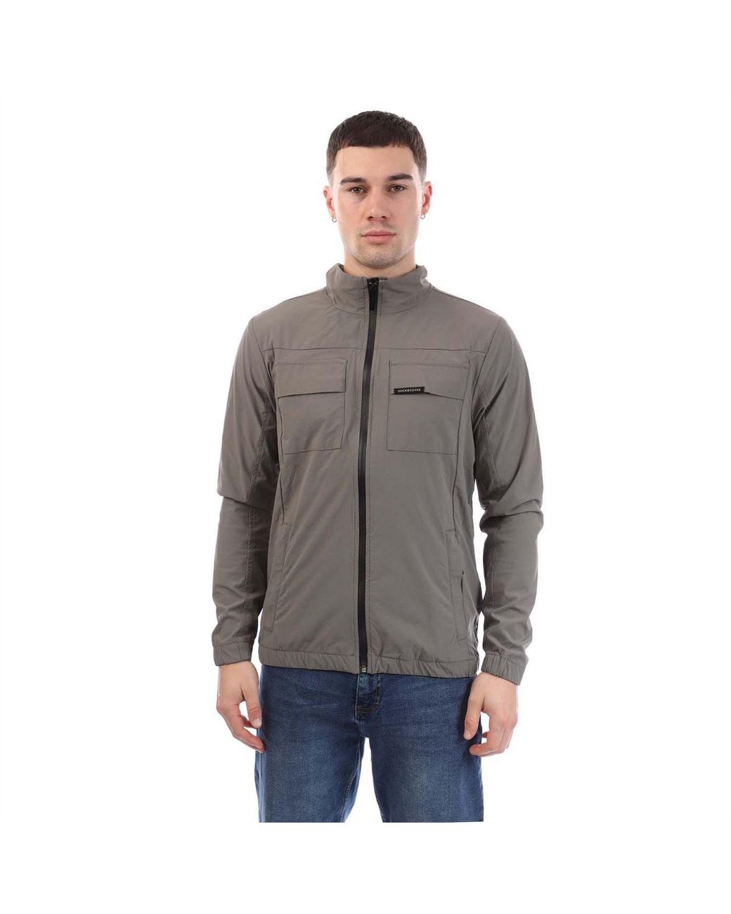 Duck and Cover Gray Chamata Jacket for men