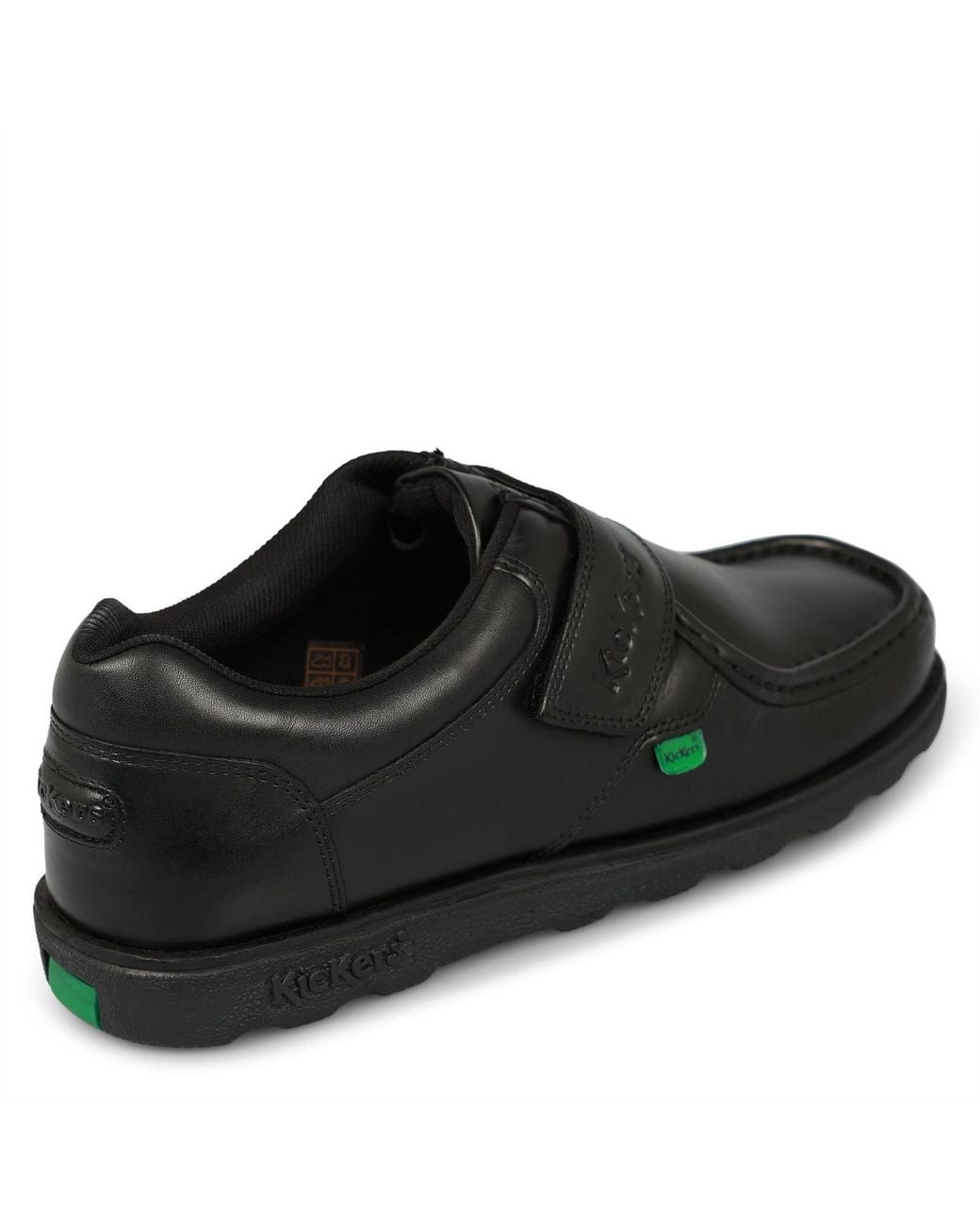 Kickers Black Fragma Strap Moc Toe Low Top Sneakers 6 (39) for men