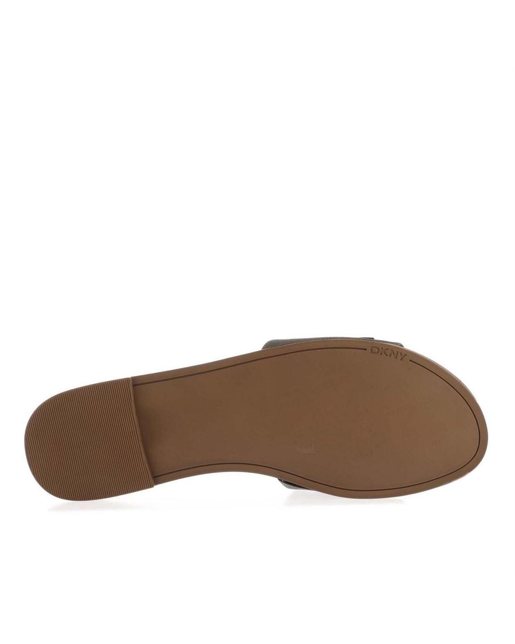DKNY Green Flat Sliders