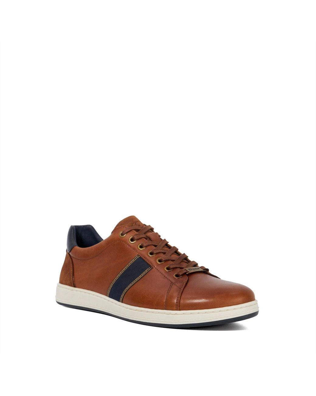Dune Brown Trint Low-Top Trainers for men