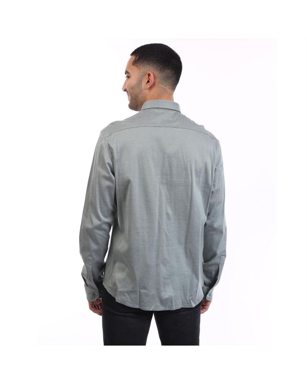 Boss Gray Motion L Regular Fit Shirt for men