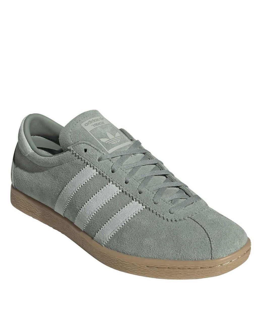 Adidas Originals Gray Tobacco Canvas Low Top Sneakers 6 (39.3) for men