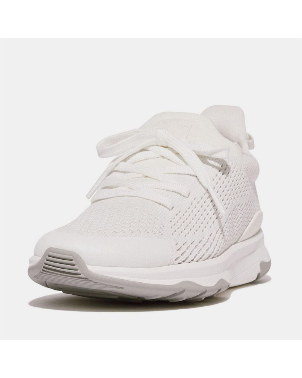 Fitflop White Ffx Knit Sport Trainers