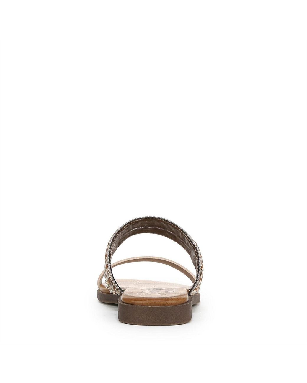 Blowfish Brown Embellished Slide Sandals