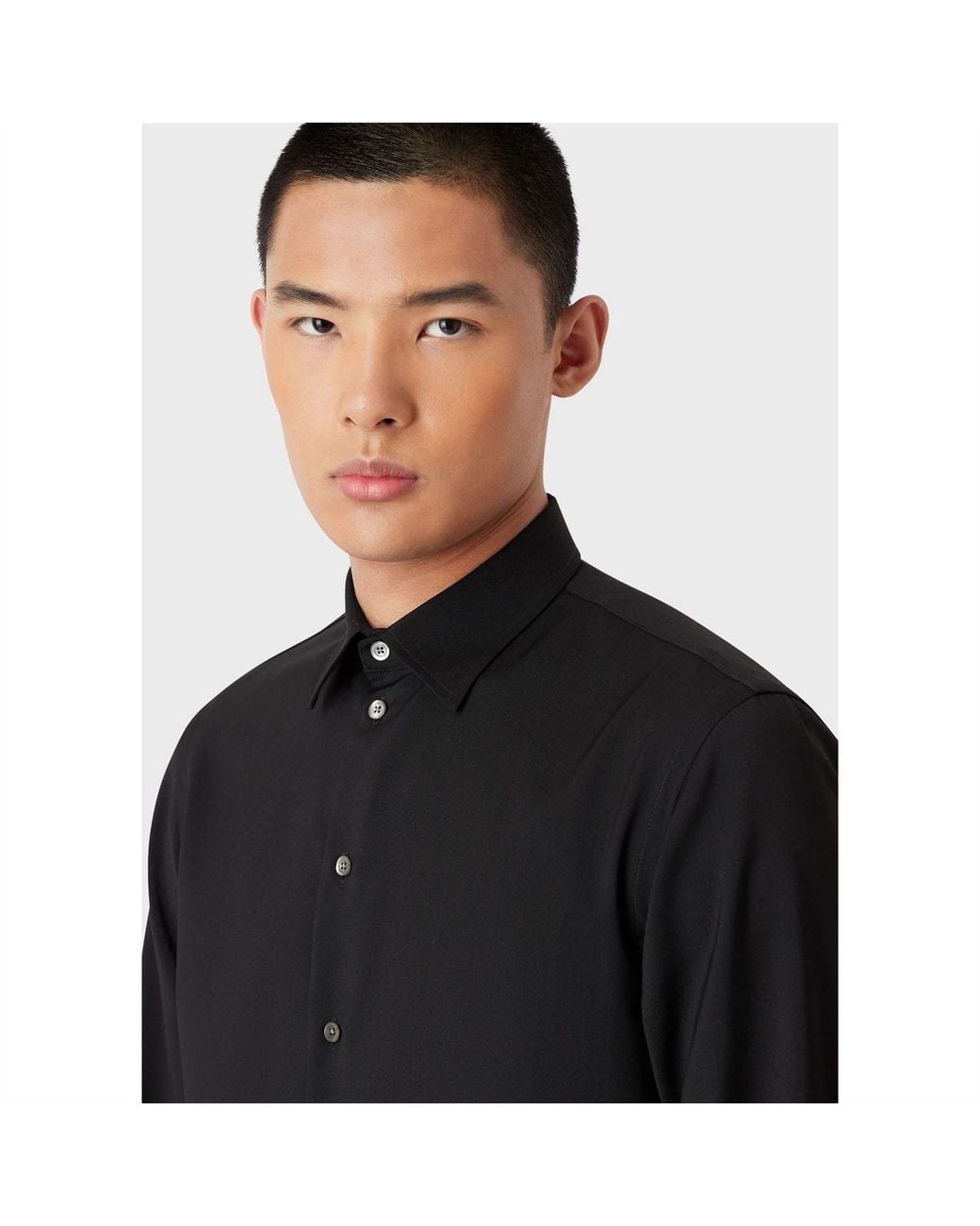 Emporio Armani Black Shirt for men