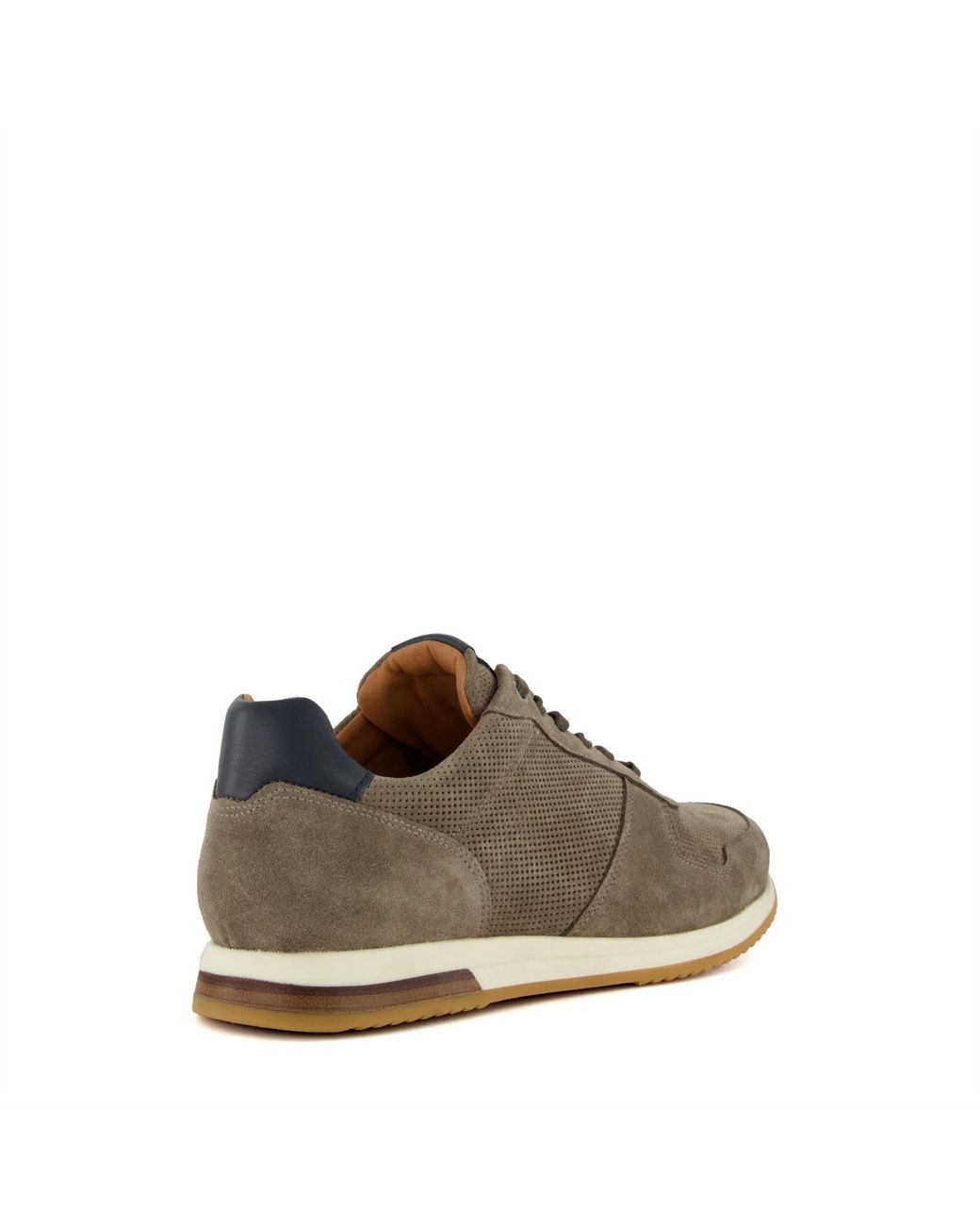Dune Brown Trilogy Low-Top Trainers for men