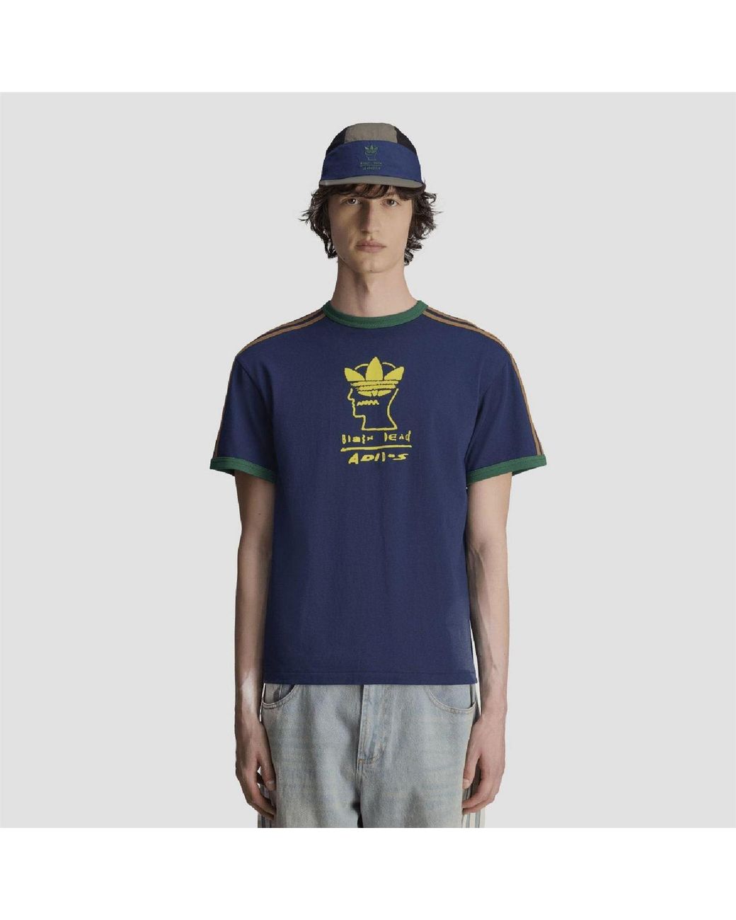 Adidas Originals Blue Dead T Shirt for men