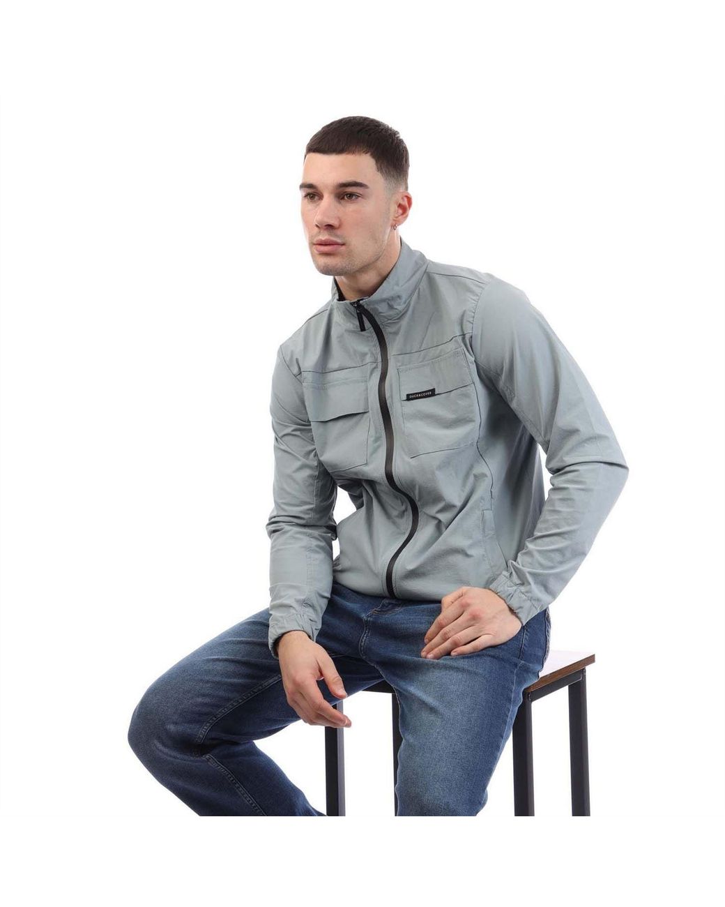Duck and Cover Blue Chamata Jacket for men
