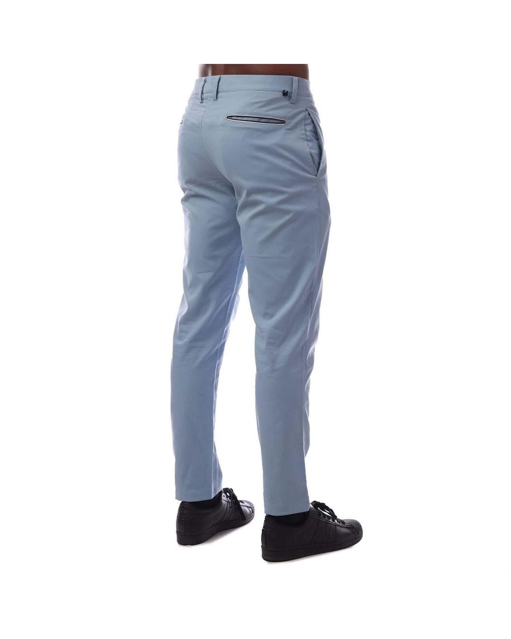 Farah Blue Golf Trousers for men