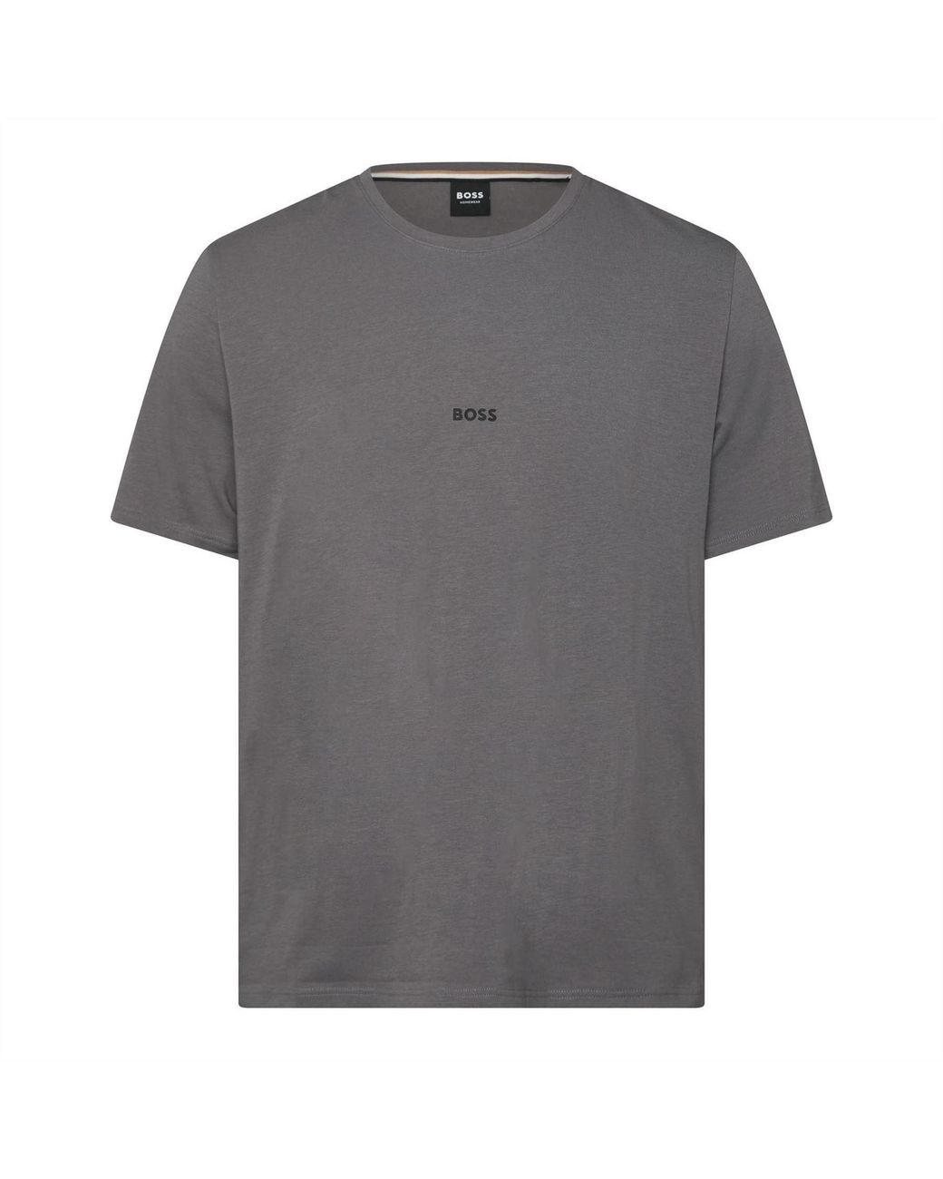 Boss Gray Stretch Cotton Pyjama T Shirt for men
