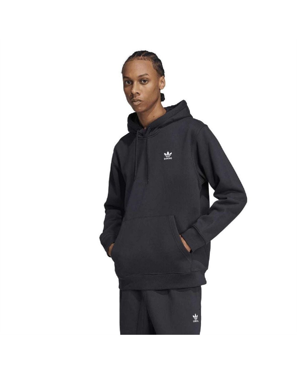 Adidas Originals Black Trefoil Esnt for men