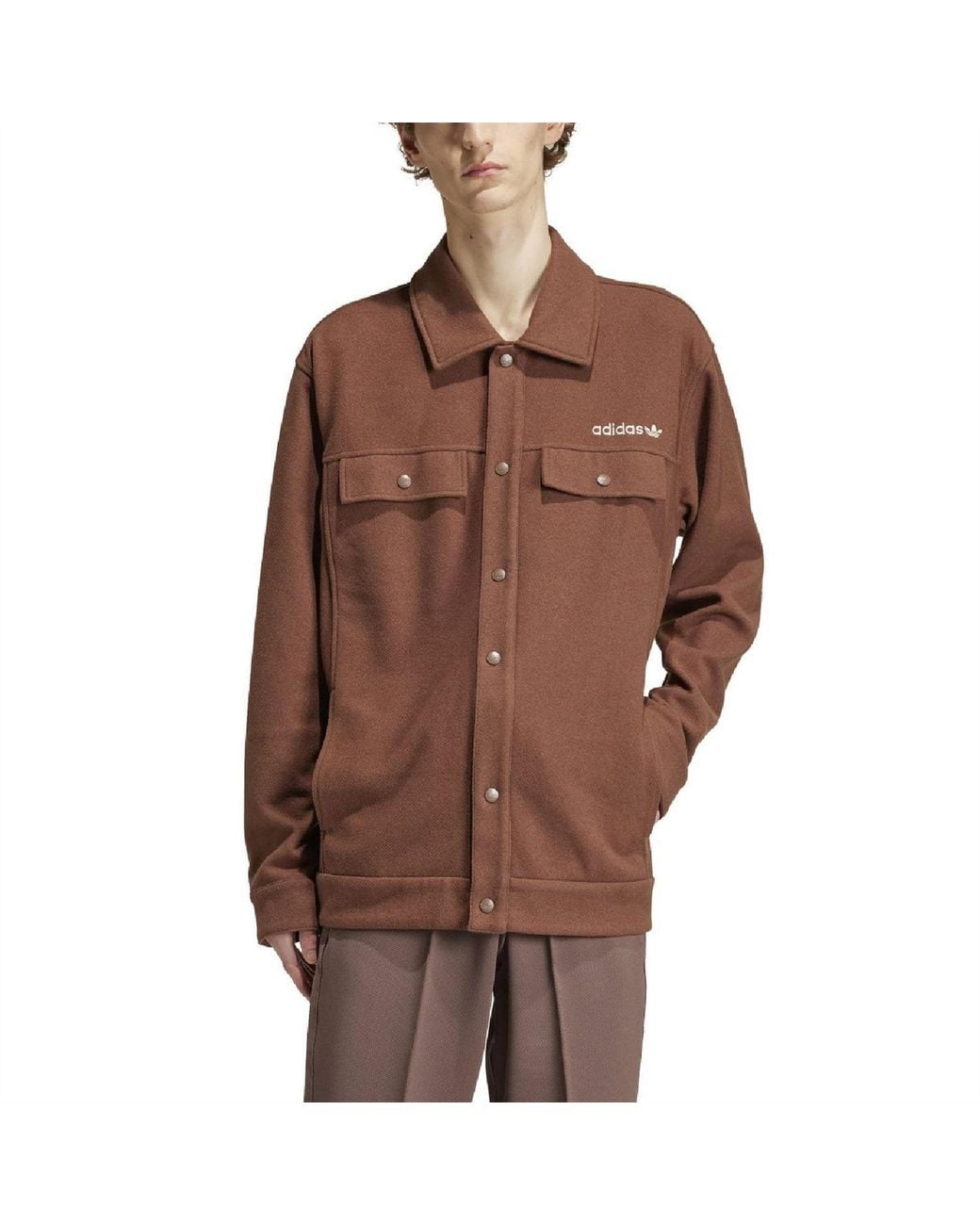 Adidas Originals Brown Overshirt for men
