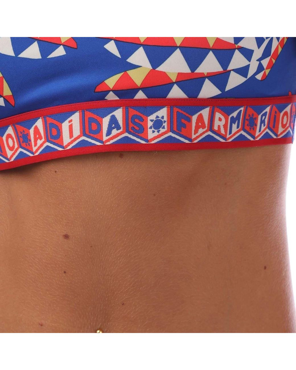 Adidas Blue Farm Rio Medium-Support Bra