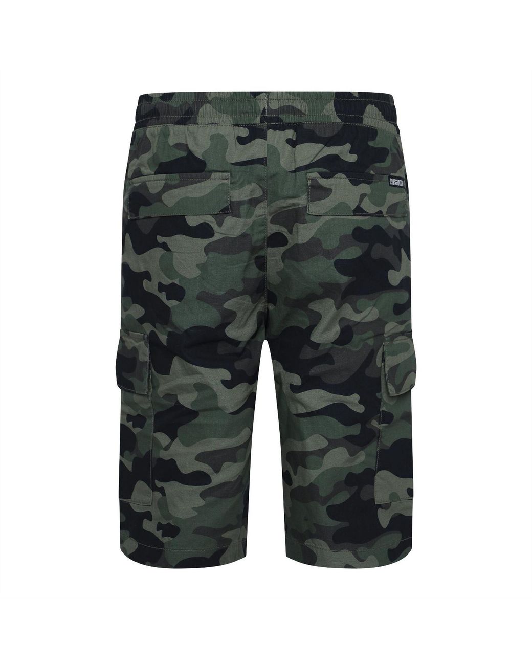 Crosshatch Natural Camtort Solid Bermuda Shorts for men