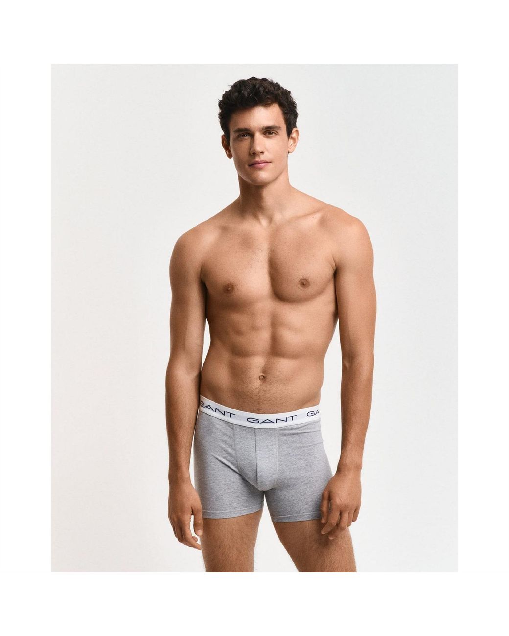 Gant Gray 3 Pack Of Boxer Briefs for men
