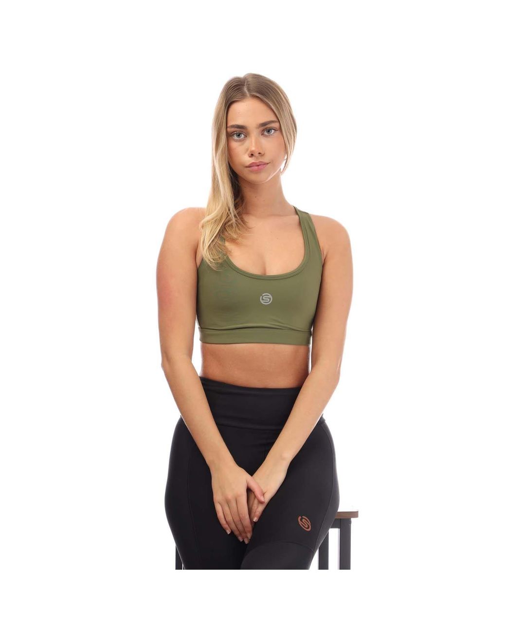 Skins Green Series-3 Active Bra