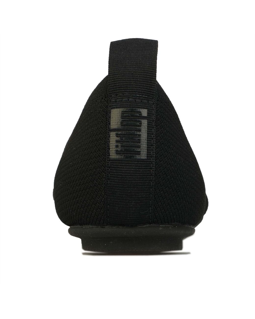 Fitflop Black Allegro E01 Multi-Knit Ballet Pumps