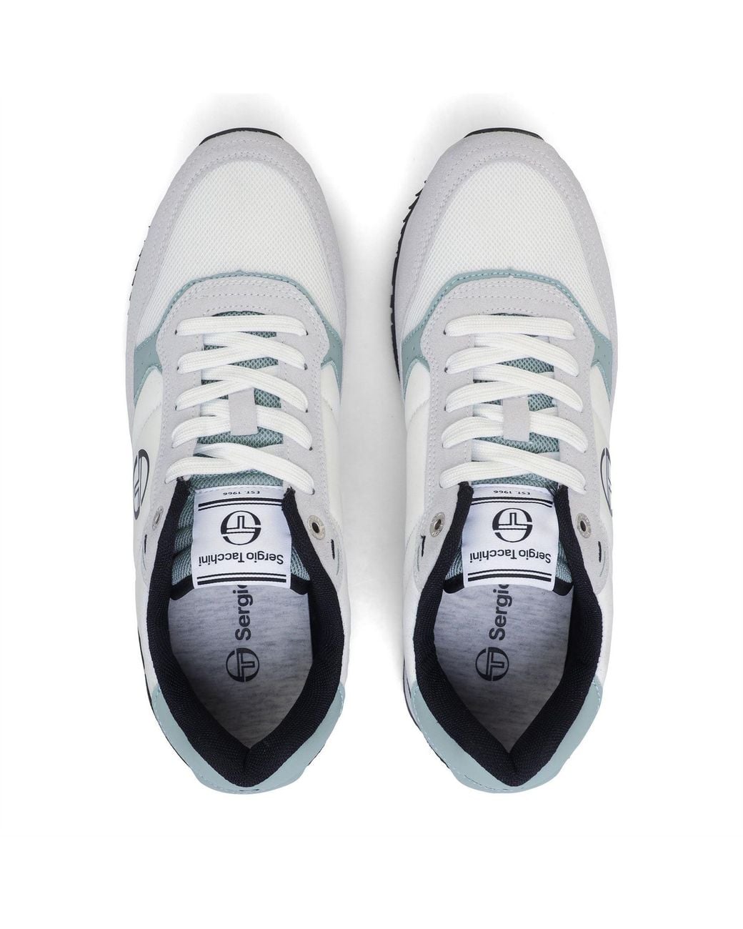 Sergio Tacchini Gray Monza Low Top Trainers With Logo Print 6.5 (40) for men
