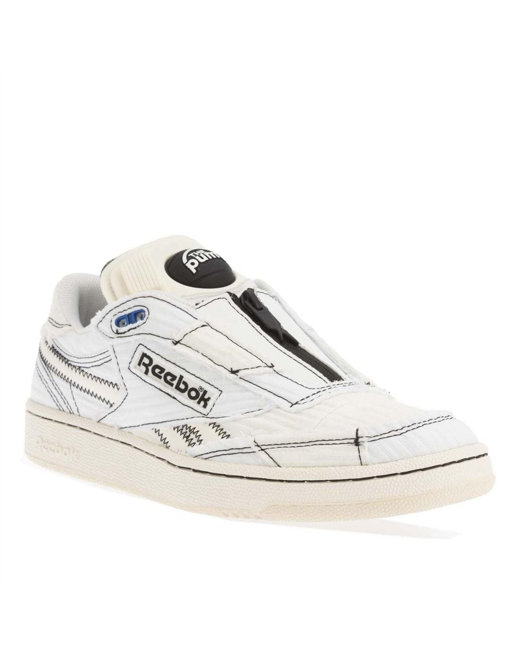 Reebok White C 85 Pump Shoes for men