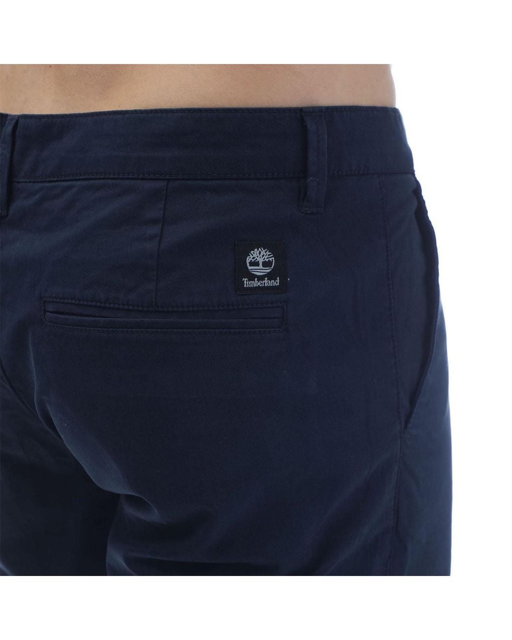 Timberland Blue Twill Chino Shorts for men