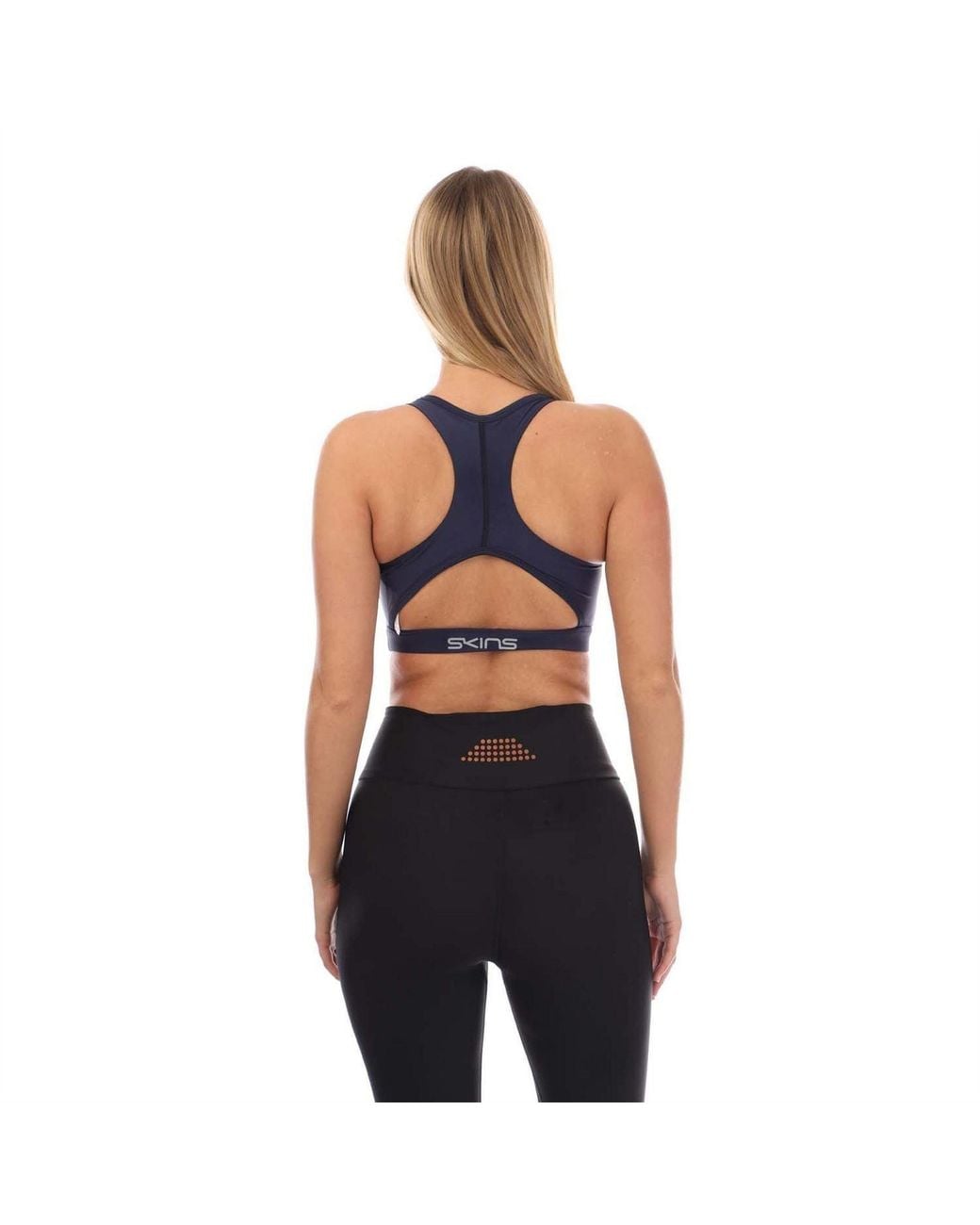 Skins Blue 3 Active Bra