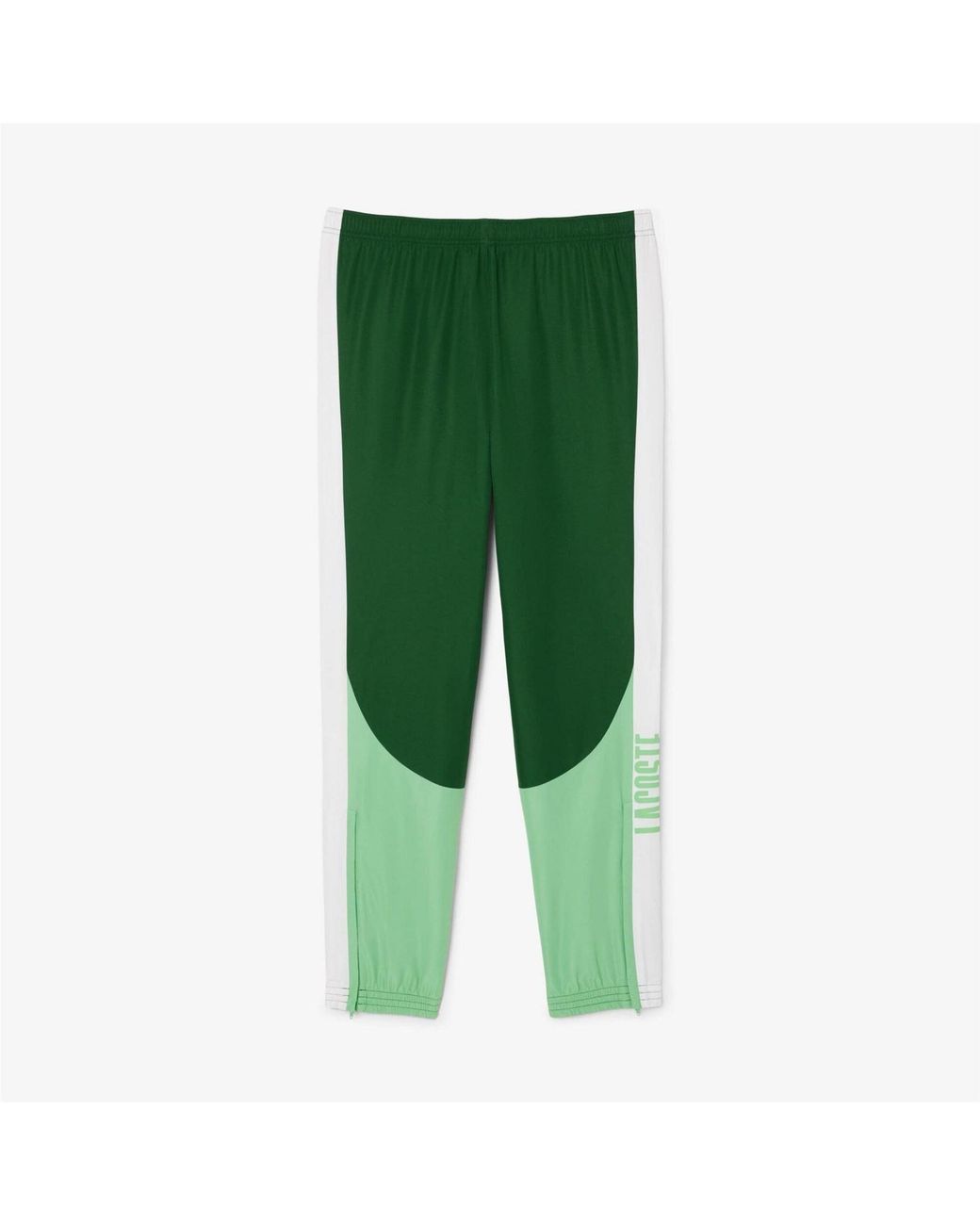 Lacoste Green Colour Block Joggers for men