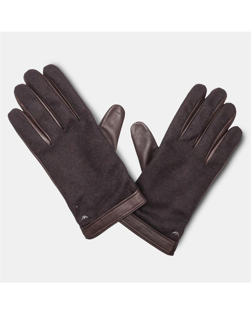 Emporio Armani Brown Gloves for men