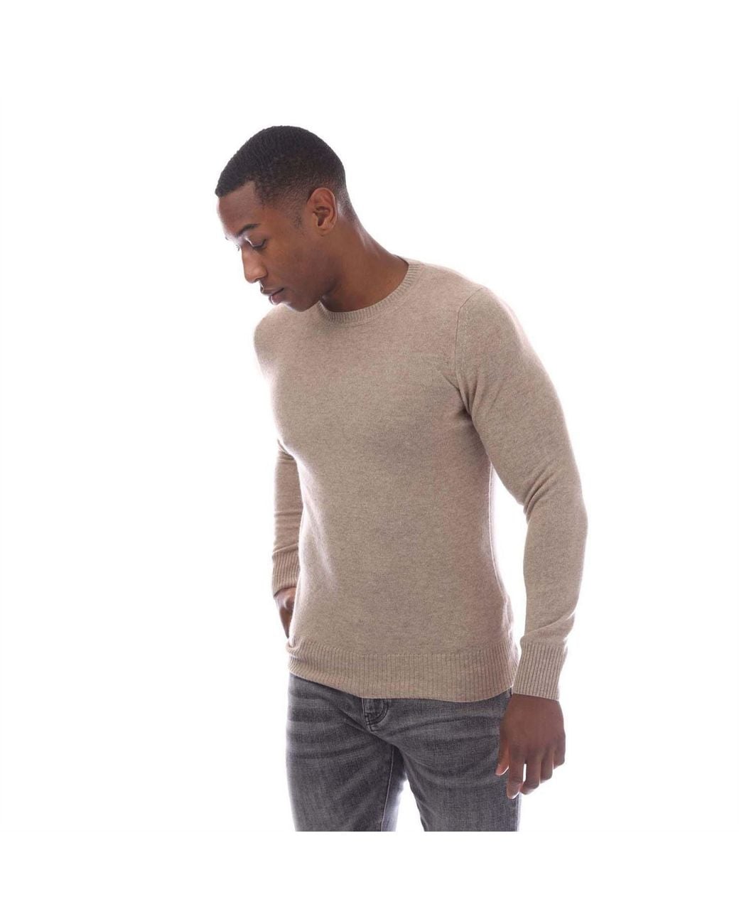 EA7 Brown Cashmere Jumper for men