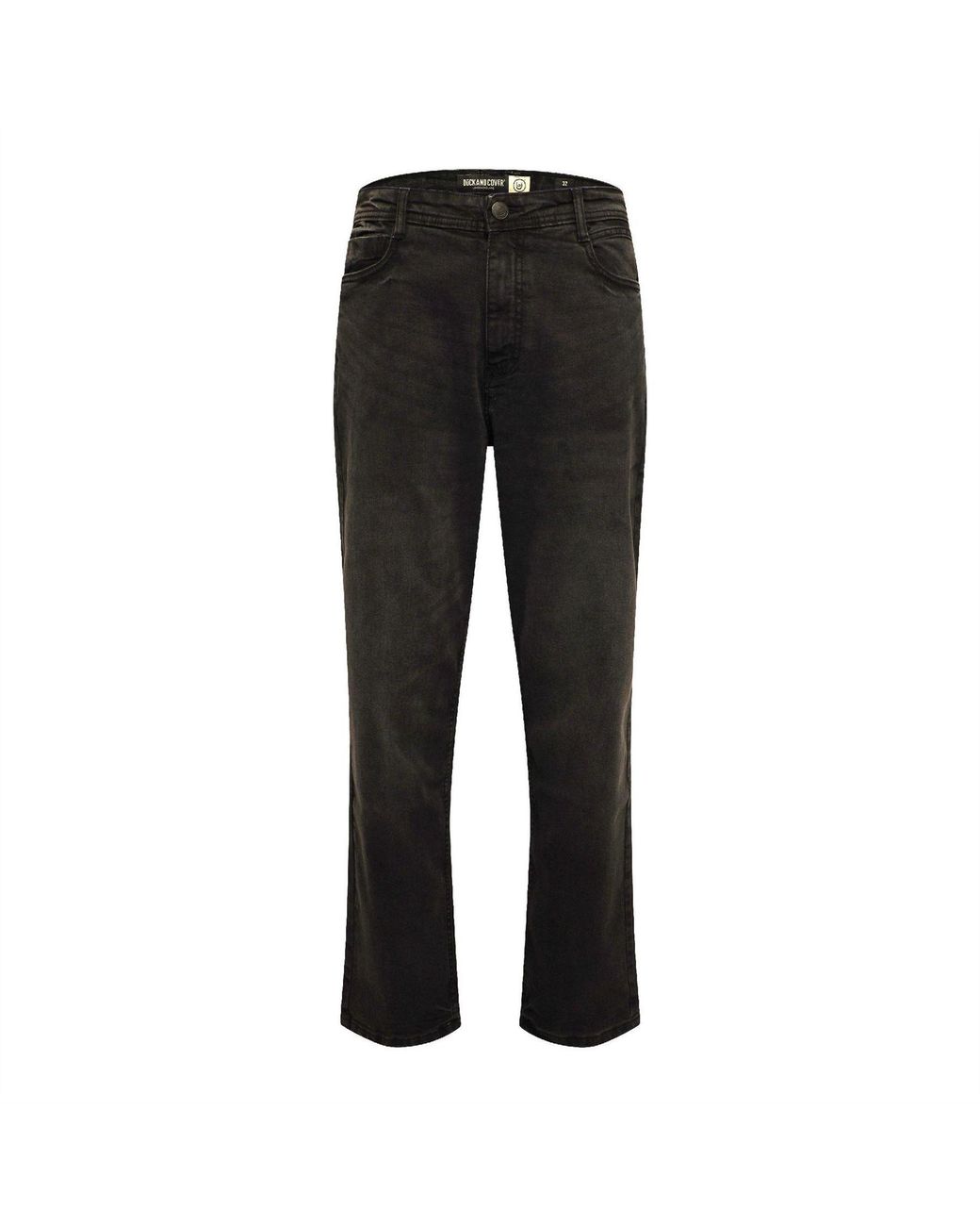 Duck and Cover Black Kelvyn Relaxed Jeans for men
