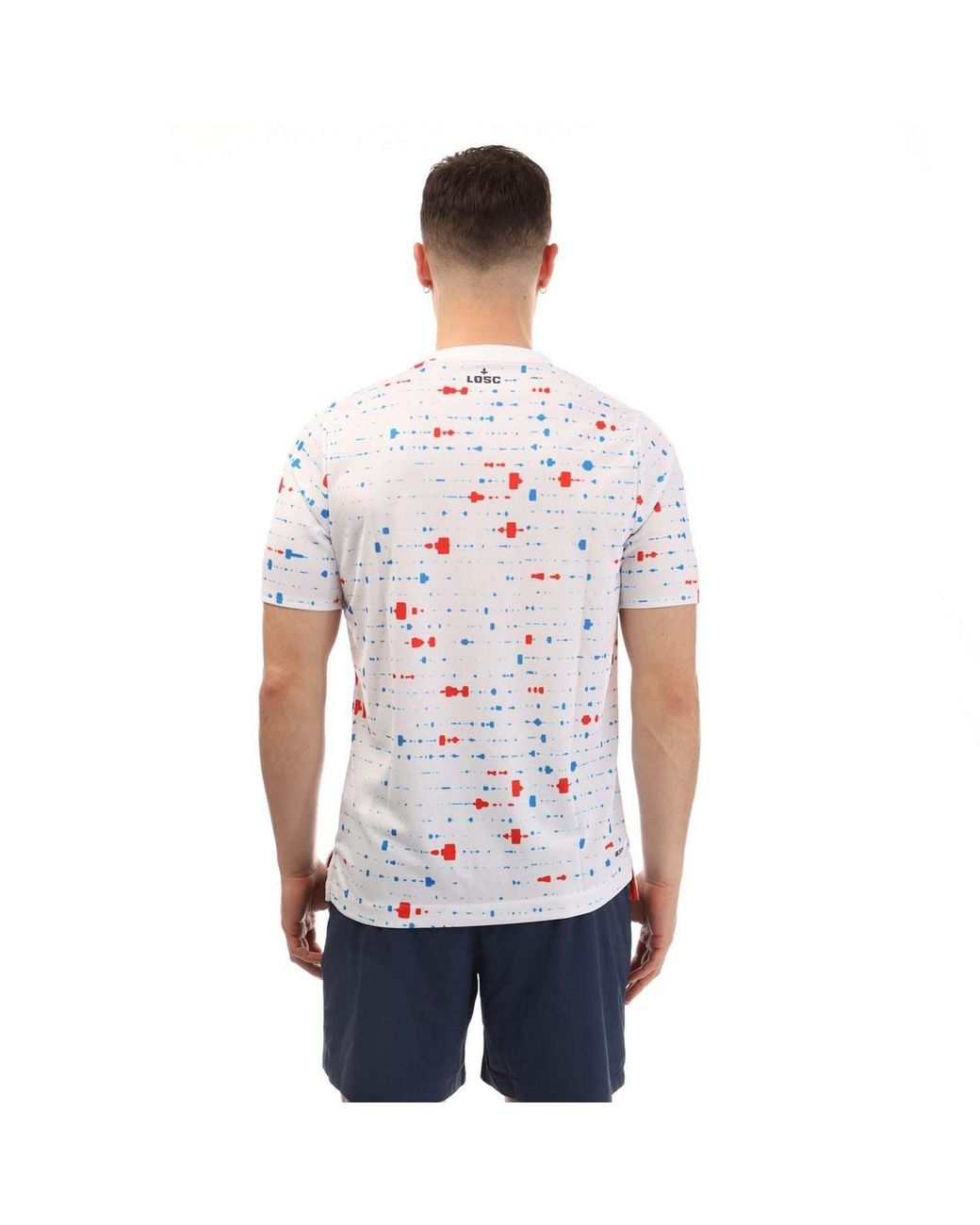 New Balance White Lille 2023 34 Away Jesrey for men