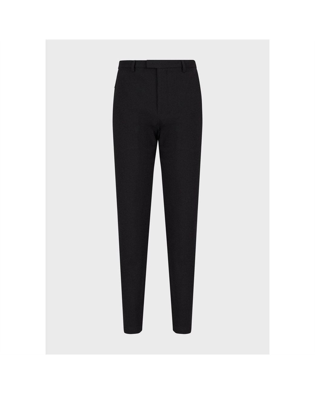 Emporio Armani Black Trousers for men
