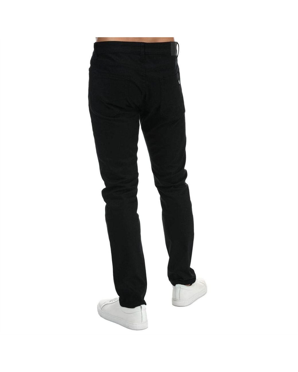 Weekend Offender Black Tapered Fit Jeans for men