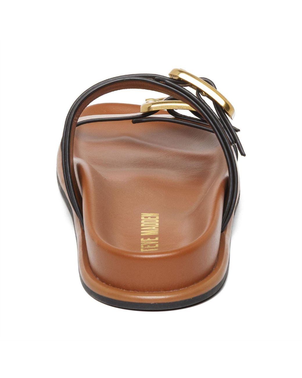 Steve Madden Brown Zaza Flat Sandals