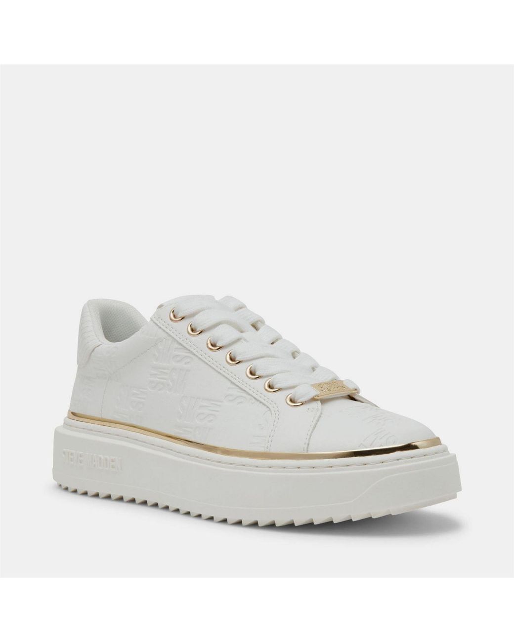 Steve Madden White On-Stage 2.0 Low-Top Trainers